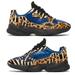 Adidas Shoes | Adidas Out Loud Collection Falcon Size 7 Animal Print Sneakers Shoes Women's | Color: Black/Blue | Size: 7