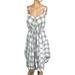 Anthropologie Dresses | Anthropologie Holding Horses Plaid Tie Belt Hankie Dress Handkerchief Size M L | Color: White | Size: M