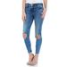 Free People Jeans | Free People | High Rise Busted Jeans Size 27 Blue Denim Skinny Leg Crop | Color: Blue | Size: 27