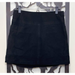 Burberry Skirts | Burberry Brit Black Lamb Suede Leather Mini Skirt Size 10 Us | Color: Black | Size: 10