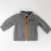 Columbia Jackets & Coats | Columbia Baby Boy Gray Zip Up Fleece Jacket Size 3-6 Months Orange Zipper | Color: Gray/Orange | Size: 3-6mb