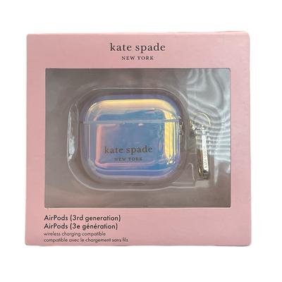 Kate Spade Cell Phones & Accessories | Kate Spade New York Protective Airpods 3 Gen Iridescent Nwt | Color: Pink | Size: Gen 3
