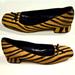 Kate Spade Shoes | Kate Spade Zebra Print Brown Black Calf Hair Bow Pumps Heel Shoes Size 6.5 | Color: Black/Brown | Size: 6.5