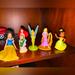 Disney Toys | 5 Pc Disney Princess Lot; Snow White, Ariel, Rapunzel, Tianna And Tikerbell | Color: Tan/White | Size: Osg