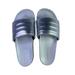 Adidas Shoes | Adidas Adilette Comfort Slides Silver Gray Metallic Size 8 | Color: Silver | Size: 8