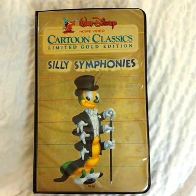 Disney Media | Disney's Cartoon Classic Silly Symphonies Vhs | Color: Yellow | Size: Os