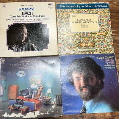 Columbia Other | Lot Of Rca & Columbia Flute Lovers Rampal Plays Bach, James Galway Records | Color: Blue | Size: Os
