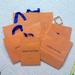 Louis Vuitton Bags | Bundle Louis Vuitton Variety Sized Paper Shoppers | Color: Blue/Orange | Size: Os