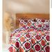 Anthropologie Bedding | Anthropologie Anna Spiro Screen-Printed Suzani Quilt Queen Size With No Shams | Color: Blue/Orange | Size: Queen