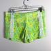 Lilly Pulitzer Shorts | Lilly Pulitzer Green Cat Floral Lace Shorts 4 | Color: Green/White | Size: 4