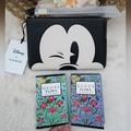 Coach Bags | Disney Coach Corner Zip Wristlet Mickey Mouse [Free Gucci 2vials] | Color: Black/White | Size: Os