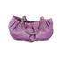 Gucci Bags | Gucci Womens Pelham Hobo Handbag Purple Studded Leather Snap Dual Handle Italy L | Color: Purple | Size: Os