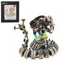GOUX 3D Metal Puzzle, 3D Metal Model Kits Metal Steampunk 3D Models 3D Laser Puzzle Model, 1000+ Pieces 3D Brain Teaser Puzzles DIY Assembly Toys for Birthday Gift - Mechanical Cobra Snake