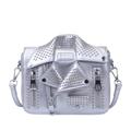 Sfly Women Satchel Chain Strap Shoulder Bag Leather Crossbody Handbags Ladies Evening Clutch Purse Unique Cute Jacket Bag, D-silver