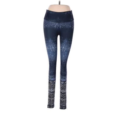 Calia by Carrie Underwood Leggings: Blue Snake Print Bottoms - Women's Size X-Small