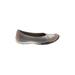 Privo By Clarks Flats: Gray Shoes - Women's Size 6 1/2 - Round Toe