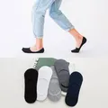 HSS-Chaussettes d'été en coton pour hommes socquettes fines et solides en silicone pour loisirs