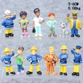 Lot de 12 figurines Sam le Pompier en PVC personnages de dessin animé pour garçon et fille cadeau