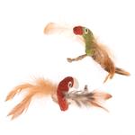 Lot de jouets TIAKI Toucans avec menthe à chat - lot de 2 jouets