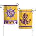 LSU Shreveport Pilots 12.5â€� x 18 Double Sided Yard and Garden College Banner Flag Is Printed in the USA