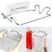 Over Door Plastic Bag Holder Cupboard Door Rubbish Bin Bag Holder