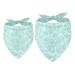 OWNTA Simple Flowers Pattern Pack of 2 Puppy Pet Collars - Translucent Light and Breathable Chiffon Yarn Material - Sizes 16x16x22.8in 20.9x20.9x30in