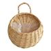 HANXIULIN Wall Fence Hanging Planter Handmade Rattan Basket Hand Made Wicker Rattan Flower Basket Flower Pots Hanger Garden Decoration Indoor Outdoor Watering Hanging Baskets Home & Garden