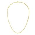 Royal Chain RC11301-1625 16.25 in. 14K Yellow Gold Lite Paperclip Link Chain with Lobster Clasp