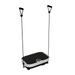 OUKANING Vibration Plate Exercise Machine Professional Vibration Plate Exercise Machine Curved Slim Design With Bluetooth Silver