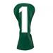 Golf Club Head Covers Wood Headcover Protection Golf Sports for Golf Bag Waterproof PU Long Neck Golfer Gift Golf Club Cover 16x33cm No1