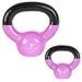 Victor Fitness VFKB5PK 5-lb Solid Cast Iron Vinyl Coated Pink Kettlebell