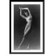 Historic Framed Print [Nude woman full length standing facing right; hands raised above head] 17-7/8 x 21-7/8