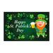 SDJMa Large Happy St Patricks Day Banner - 71x45 Inch St Patricks Day Backdrops for Photography | St Patricks Day Decorations | Saint Patricks Day Banner for Shamrock Decorations