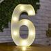 LED Light Up Number Number Sign Night Lights for Wedding Birthday Party Christmas Home Bar Decoration 0-9