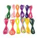12pcs Rainbow Finger Rope Fumble Finger Thread Rope Funny Rope Game Toy Puzzle Game Toy Rainbow Finger String for Children Kids Playing
