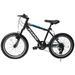 20 Kids Mountain Bike 7 Speed Kids Bicycle Bike for Boys and Girls 7 - 12 Years Old - Black