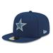 Men's New Era Navy Dallas Cowboys Logo 59FIFTY Fitted Hat