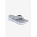 Women's Splendor Sandal by Skechers in Grey Medium (Size 10 M)