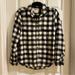 American Eagle Outfitters Tops | American Eagle Flannel Button Down Plaid Shirt | Color: Black | Size: S