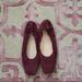 J. Crew Shoes | J. Crew Square Toe Ballet Shoes | Color: Purple/Red | Size: 9.5