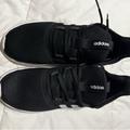 Adidas Shoes | Adidas 6.5 Black Shoes- Perfect Condition | Color: Black/White | Size: 6.5