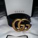 Gucci Accessories | Gucci Belt W/ Box And Dustbag Size 85 Authentic | Color: Black/Gold | Size: 6