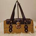 Michael Kors Bags | Euc Michael Kors Santorini Raffia And Cognac Leather Satchel | Color: Brown | Size: 14" X 6 1/2" X 3"