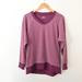 Columbia Tops | Columbia Pink Long Sleeve V Neck Pullover Sweatshirt Top Size M | Color: Pink/Purple | Size: M
