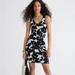 J. Crew Dresses | J Crew Sleeveless Sweater Dress In Floral Jacquard Size Xxs | Color: Black/White | Size: Xxs