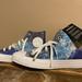 Converse Shoes | Converse 7.5 Hybrid High Tops In Blue, Silver, White | Color: Blue/Silver | Size: 7.5