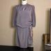 Jessica Simpson Dresses | Jessica Simpson Gray Tunic Sequin Belt Dress 8 | Color: Gray/Purple | Size: 8