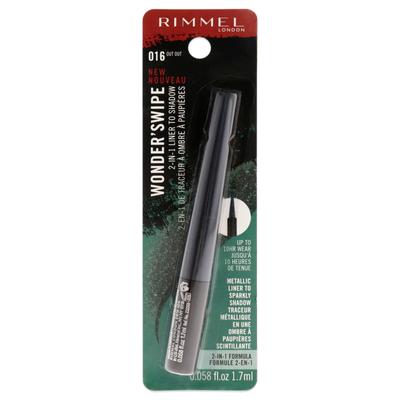 Wonder Swipe 2-in-1 Liner to Shadow - 016 Out Out by Rimmel London for Women - 0.058 oz Eyeliner