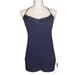 American Eagle Outfitters Intimates & Sleepwear | American Eagle Outfitters Womens Navy Blue Halter Neck Shelf Bra Sz Medium | Color: Blue | Size: M