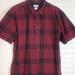 Columbia Shirts | Columbia Men’s Xl Red/Black Plaid Short Sleve Button Down Shirt | Color: Blue/Red | Size: Xl